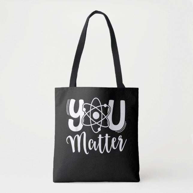 Tote Bag Vous comptez professeur de sciences Chimie Biologi (Devant)