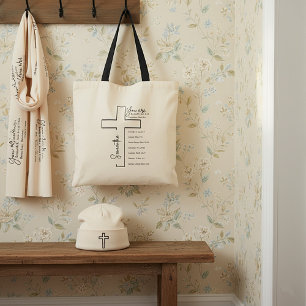 Tote Bag Vous êtes belle croix personnalisée