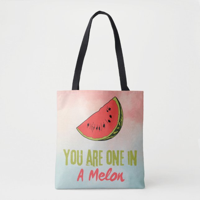 Tote Bag Vous Êtes Dans Un Melon Watermelon Fruit (Devant)