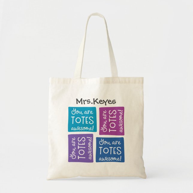 Tote Bag Vous êtes des emballages Fourre-tout personnalisé (Devant)