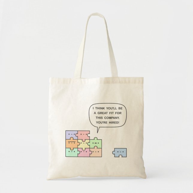 Tote Bag Vous êtes embauché ! (Devant)