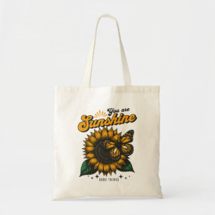 Tote Bag Vous êtes la lumière du soleil - Tournesol et papi