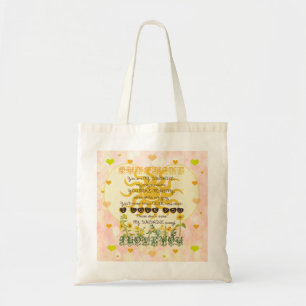 Tote Bag Vous êtes ma conception de coeur de soleil