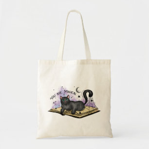 Tote Bag Vous Êtes Magique Chat Noir   Pour le ver de livre