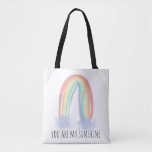 Tote Bag Vous êtes mon eau de soleil arc-en-ciel peint à l'
