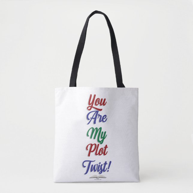 Tote Bag Vous Êtes Mon Flot Twist Funny Reading Statement (Devant)