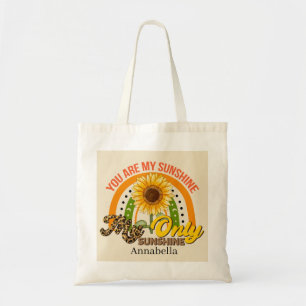 Tote Bag vous êtes sunshine sentiment ajouter nom