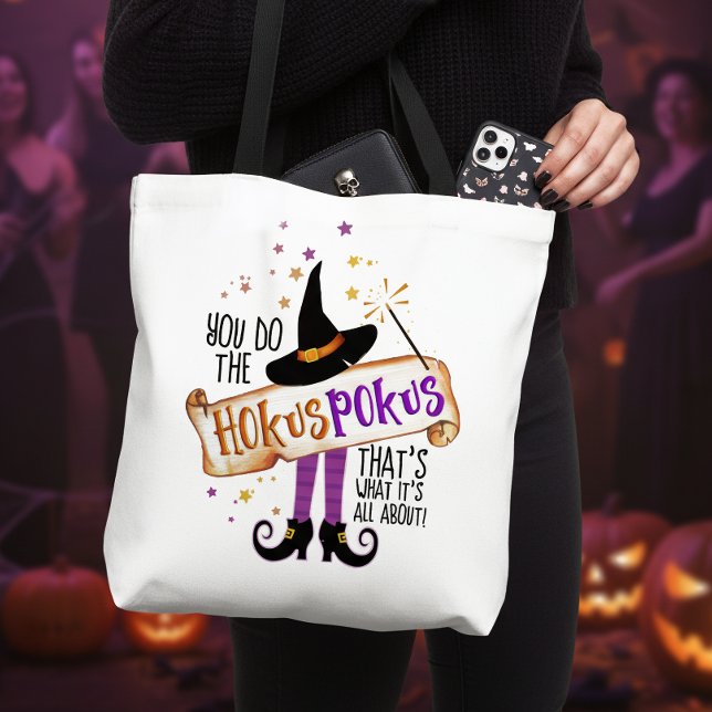 Tote Bag Vous faites le Hokus Pokus Witch Magic ID982 (Créateur téléchargé)
