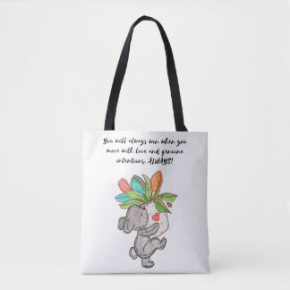 Tote Bag Vous gagnerez toujours lorsque vous bougez avec am