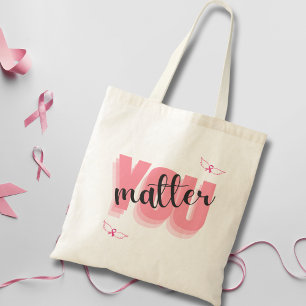 Tote Bag Vous Matter-Cancer du Sein Lutte & Survivant Rose