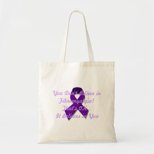 Tote Bag Vous ne croyez pas à la fibromyalgie ? (Devant)