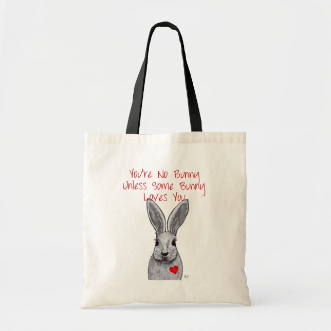 Tote Bag Vous n'êtes pas Lapin (Devant)