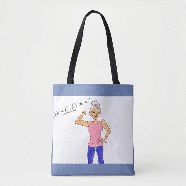 Tote Bag Vous pouvez le faire Fourre-tout (Devant)