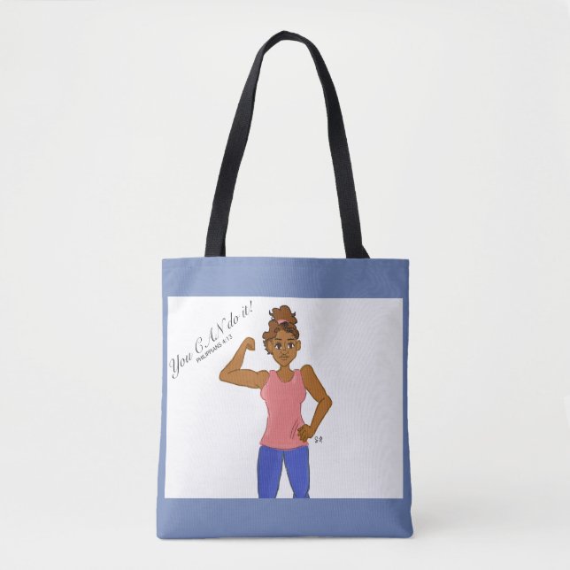 Tote Bag Vous pouvez le faire Fourre-tout (Devant)