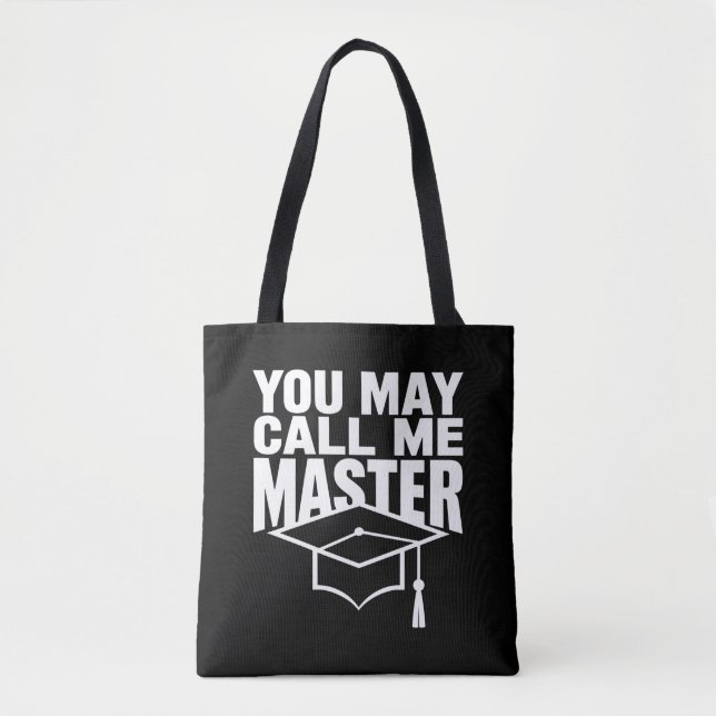 Tote Bag Vous Pouvez M'Appeler Maîtrise Diplômée 2024 (Devant)
