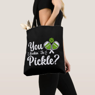 Tote Bag Vous recherchez Pickle Pickleball Player Drôle