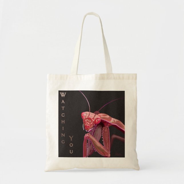 Tote Bag Vous regarder - Version rose (Devant)
