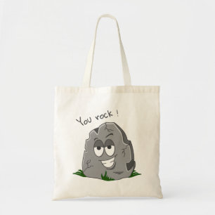 Tote Bag Vous, Rock ! Drôle Gris Carton Pierre