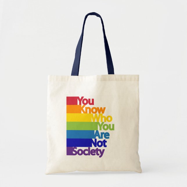 Tote Bag Vous Savez Qui Vous N'Êtes Pas Société (Devant)