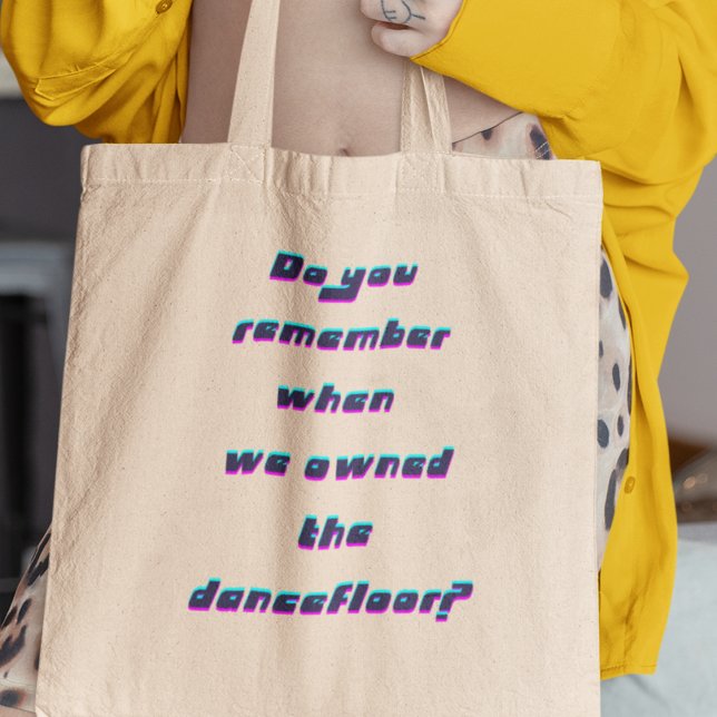Tote Bag Vous souvenez-vous de la danse Cool de la nostalgi (Grab yours today and dance down memory lane now!)