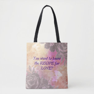 Tote Bag Vous voulez connaître la recette pour LOVE Fourre