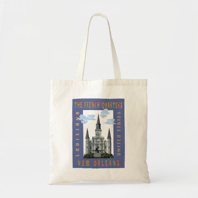 Tote Bag VOYAGE À La Nouvelle-Orléans-N'awlins (Devant)