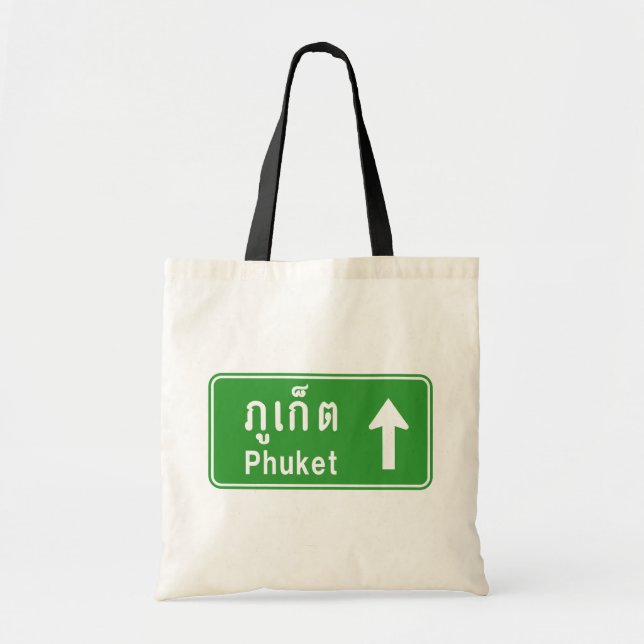 Tote Bag Voyage à Phuket ⚠ véhicule routier thaïlandais ⚠ (Devant)