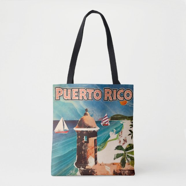 Tote Bag Voyage à Porto Rico  (Devant)