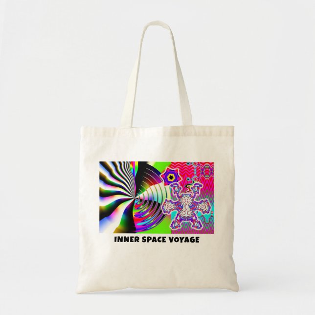 Tote Bag VOYAGE DANS L'ESPACE INTÉRIEUR ( vous pouvez modif (Devant)