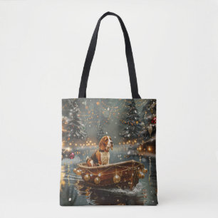 Tote Bag Voyage de Noël de la Beagle