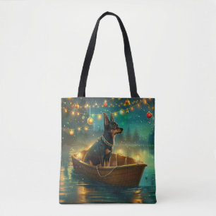 Tote Bag Voyage de Noël de la Kelpie australienne