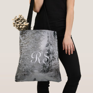 Tote Bag Voyage d'hiver à travers la forêt