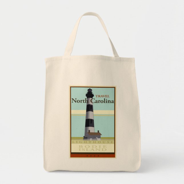 Tote Bag Voyage la Caroline du Nord (Devant)