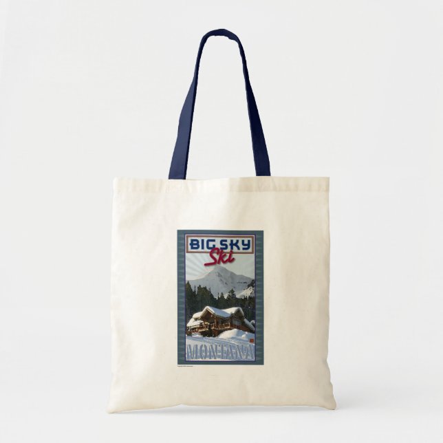 Tote Bag VOYAGE-Montana-Big Sky (Devant)