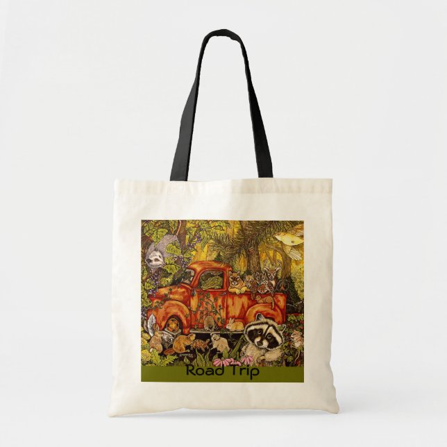 Tote Bag Voyage par la route (Devant)