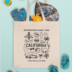 Tote Bag Voyage sur mesure en famille en Californie