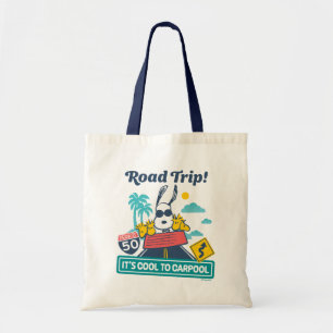 Tote Bag Voyage sur route   cacahuètes C'est Cool au covoit