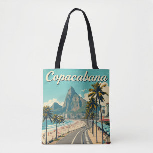 Tote Bag Voyage vintage - Plage de Copacabana