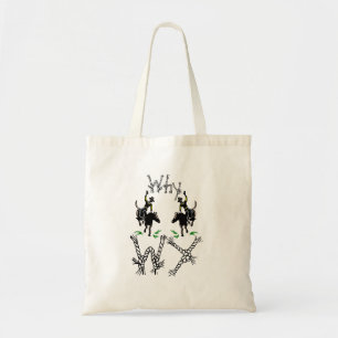 Tote Bag Voyagez dans le Wyoming, cadeau souvenir de l'éta