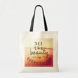 Tote Bag Voyez la beauté dans tout