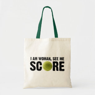 Tote Bag Voyez-moi marquer - le tennis