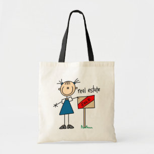 Tote Bag Vrai agent immobilier