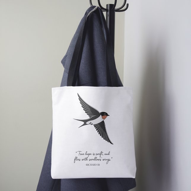 Tote Bag Vrai Espoir : Citation Chic Simple (Créateur téléchargé)
