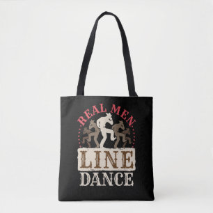 Tote Bag Vraie Ligne Homme Danse Pays Danser