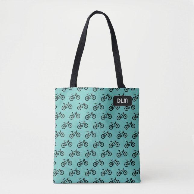 Tote Bag VTT - motif de vélo robuste sur mesure (Devant)