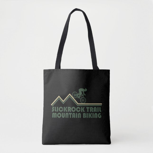 Tote Bag Vtt Mountain Biking - Slickrock Trails Utah (Devant)