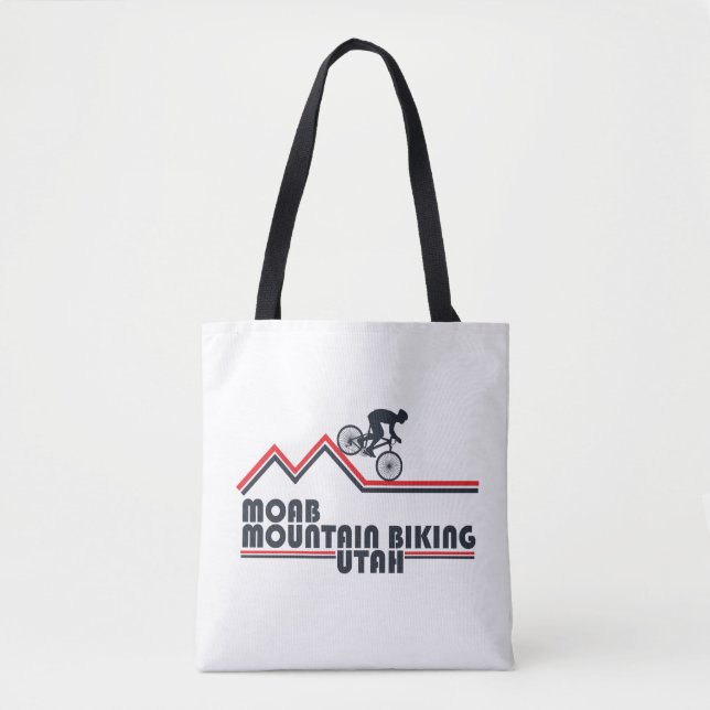 Tote Bag Vtt Utah - Moab Vélo Tout Terrain (Devant)