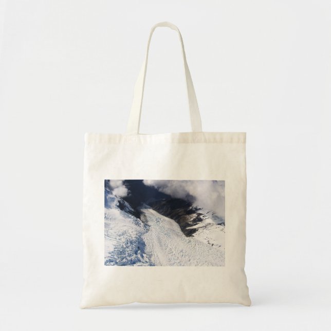 Tote Bag Vue aérienne du glacier Franz Josef, Nouvelle-Zéla (Devant)