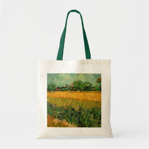 Tote Bag Vue d'Arles avec des iris par Vincent van Gogh