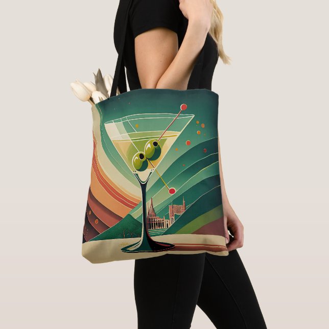 Tote Bag Vue de cathédrale de martini moderne du milieu du  (De près)